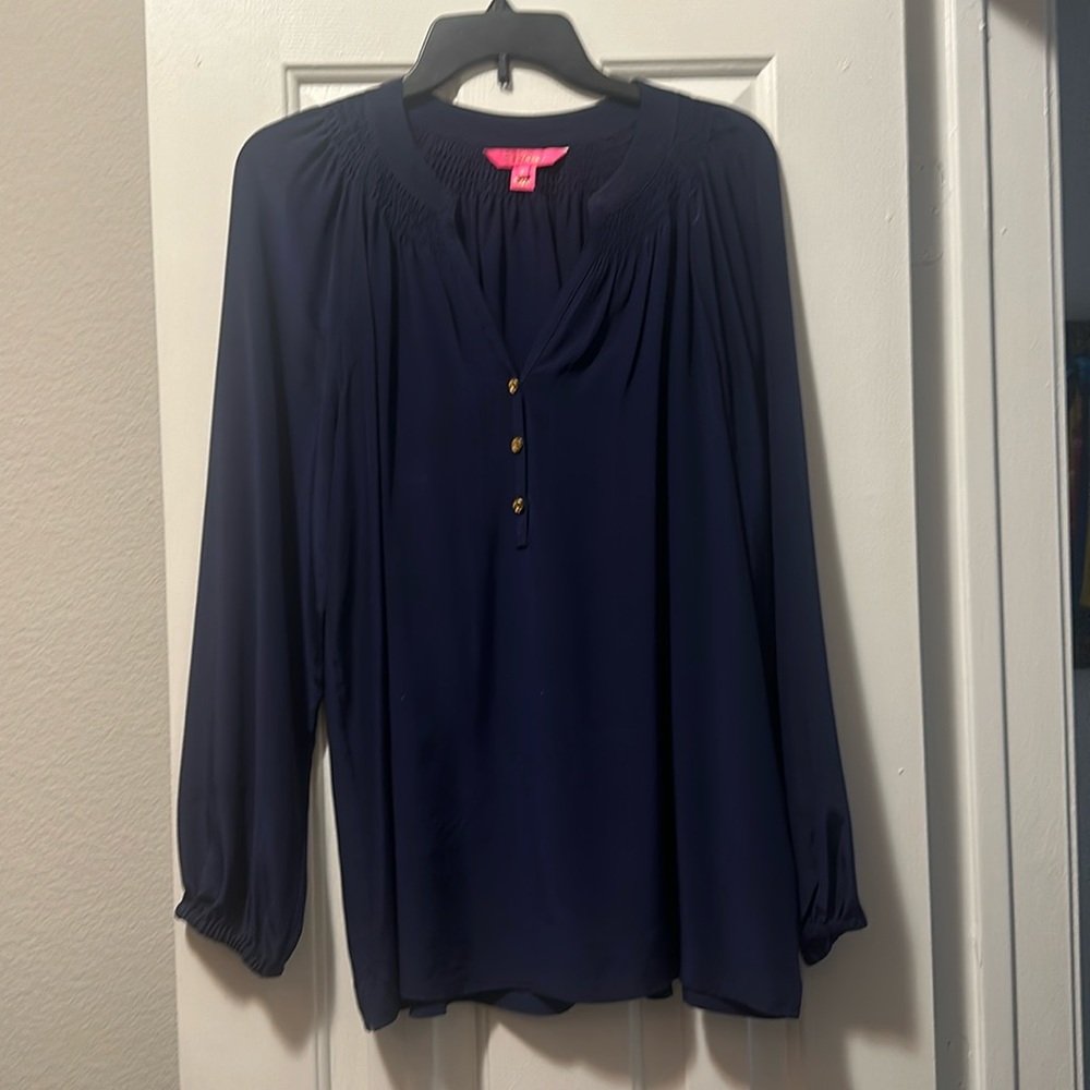 Lilly Pulitzer silk blouse